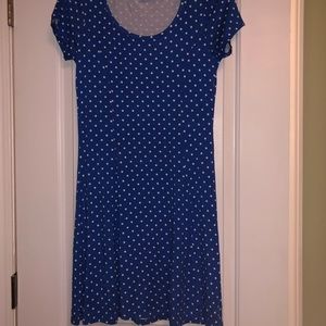 Lascana Blue Polka Dot Dress